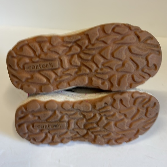 Carter’s Pink Beige Velcro Suede Toddler Sneakers - Picture 10 of 10